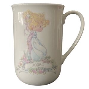 Vintage 1989 Precious Moments Joyce Mug | Enesco Your Name is a Precious Gift